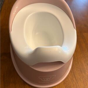BabyBjorn Pink and White Kids Potty
